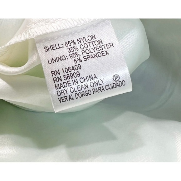 Antonio Melani Sz 6 Mint Green Tiered Scalloped Lace Sheath Shift Dress - Picture 10 of 10